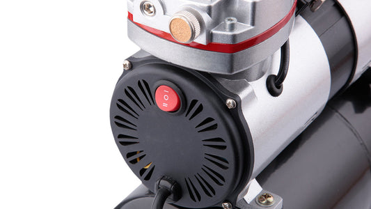 Fengda AS-196 Twin-Piston Airbrush Compressor – 3.5L Tank