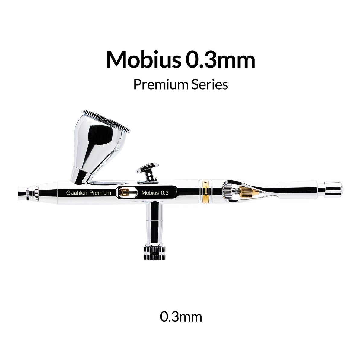 Premium Series GHPM-Mobius 0.3mm Airbrush