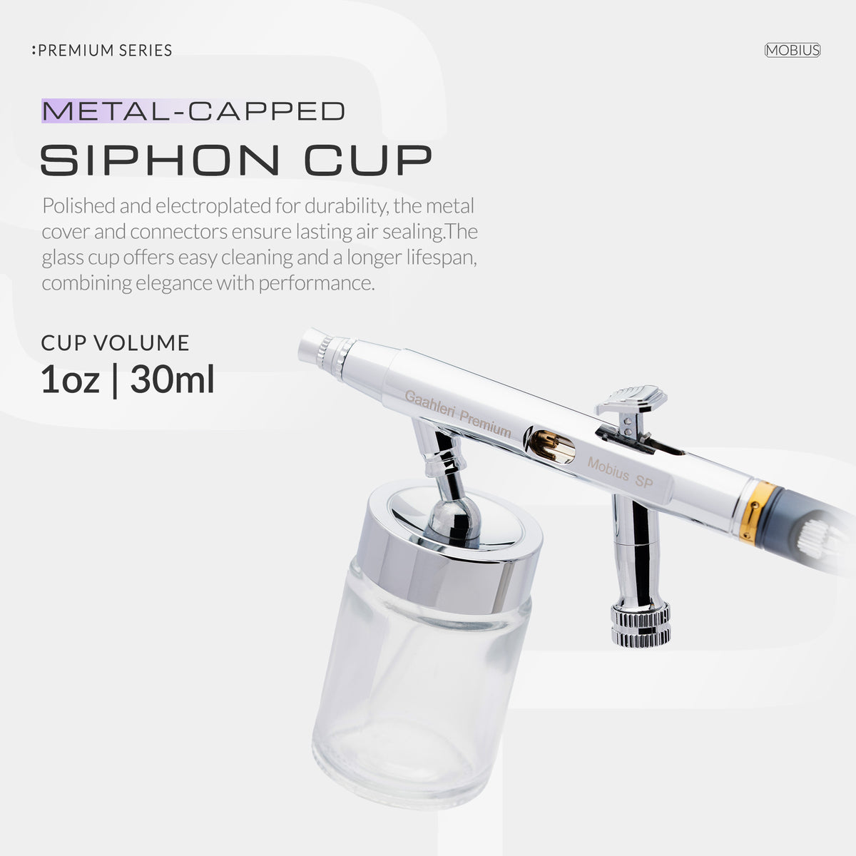 Premium Series GHPM-Mobius SP 0.3 & 0.5mm Airbrush