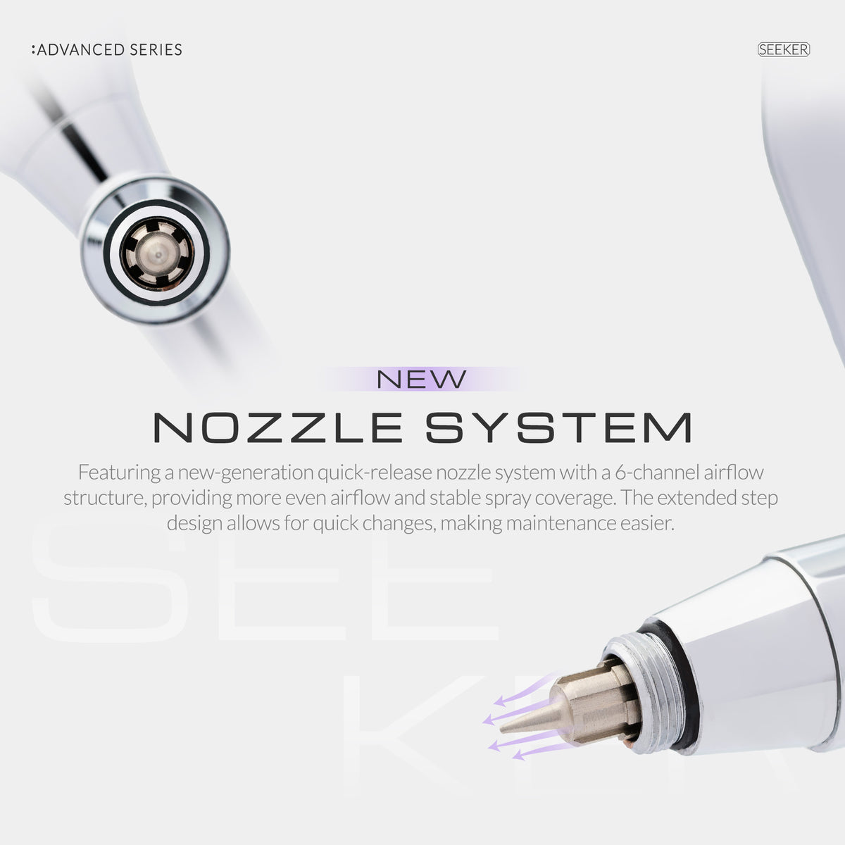 Advanced Series Seeker 0.3 & 0.5mm Airbrush