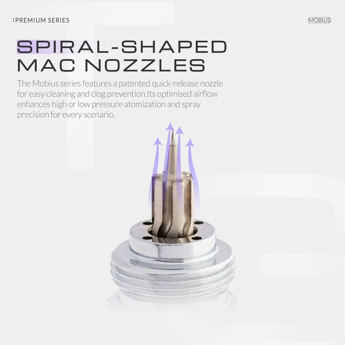 Premium Series GHPM-Mobius TG 0.5mm Airbrush