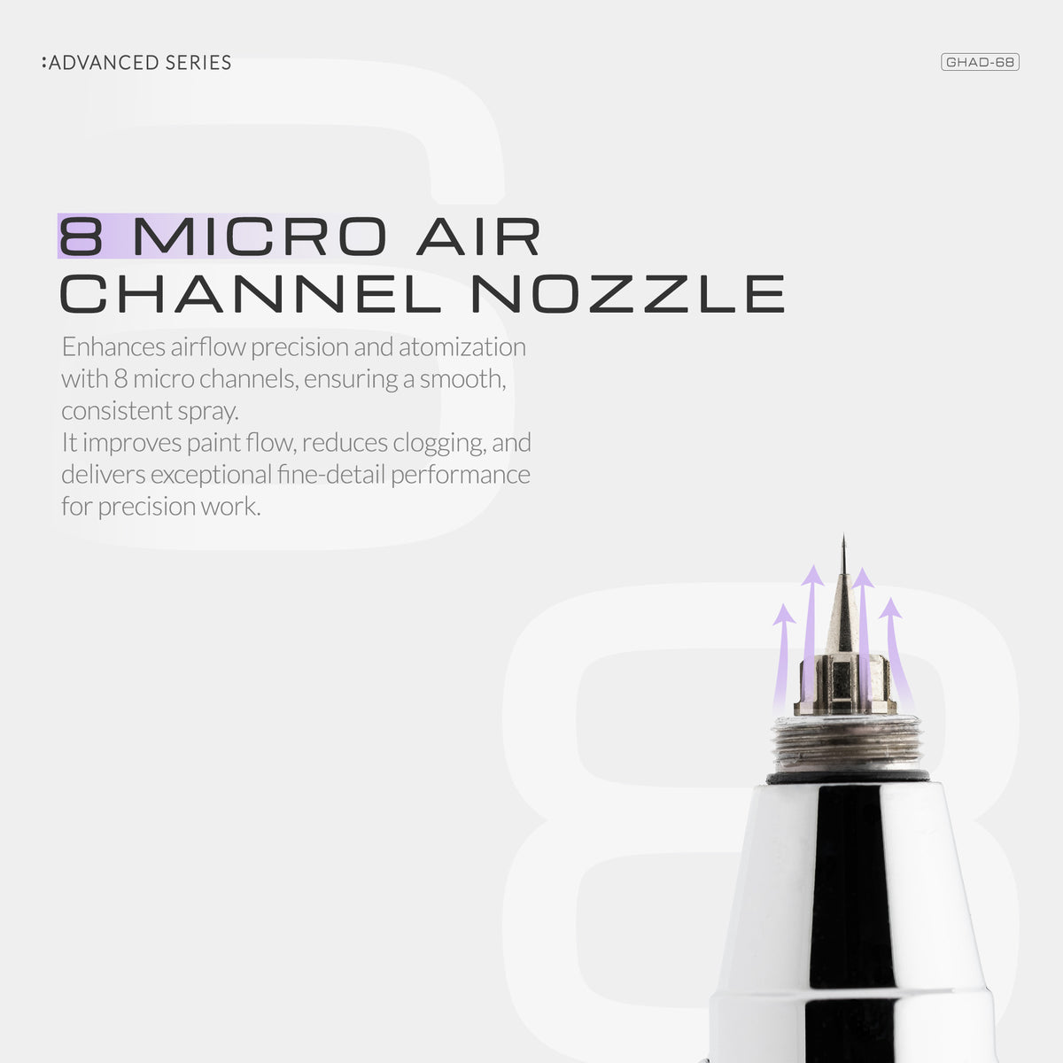 Advanced Series GHAD-68 Airbrush