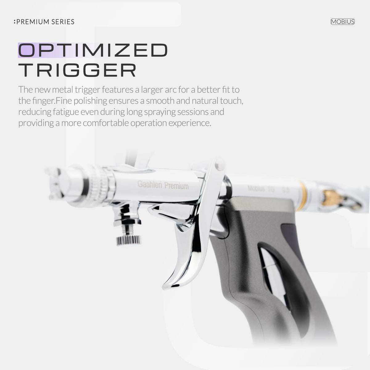 Premium Series GHPM-Mobius TG 0.5mm Airbrush