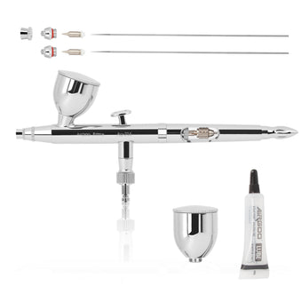 Airgoo AG-216 Prime Dual-Action Airbrush Set – 0.3mm & 0.5mm Nozzles