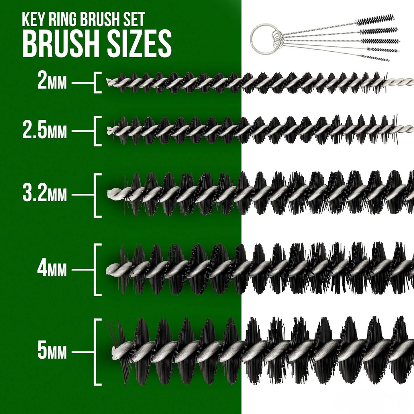 Airbrush Cleaning Kit – Glass Cleaning Pot Jar with Airbrush Holder, Cleaning Needles & Brushes for Airbrush Maintenance