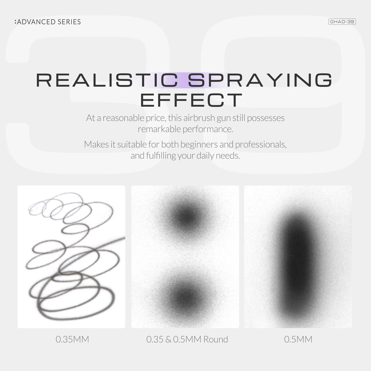 Advanced Series GHAD-39 Airbrush