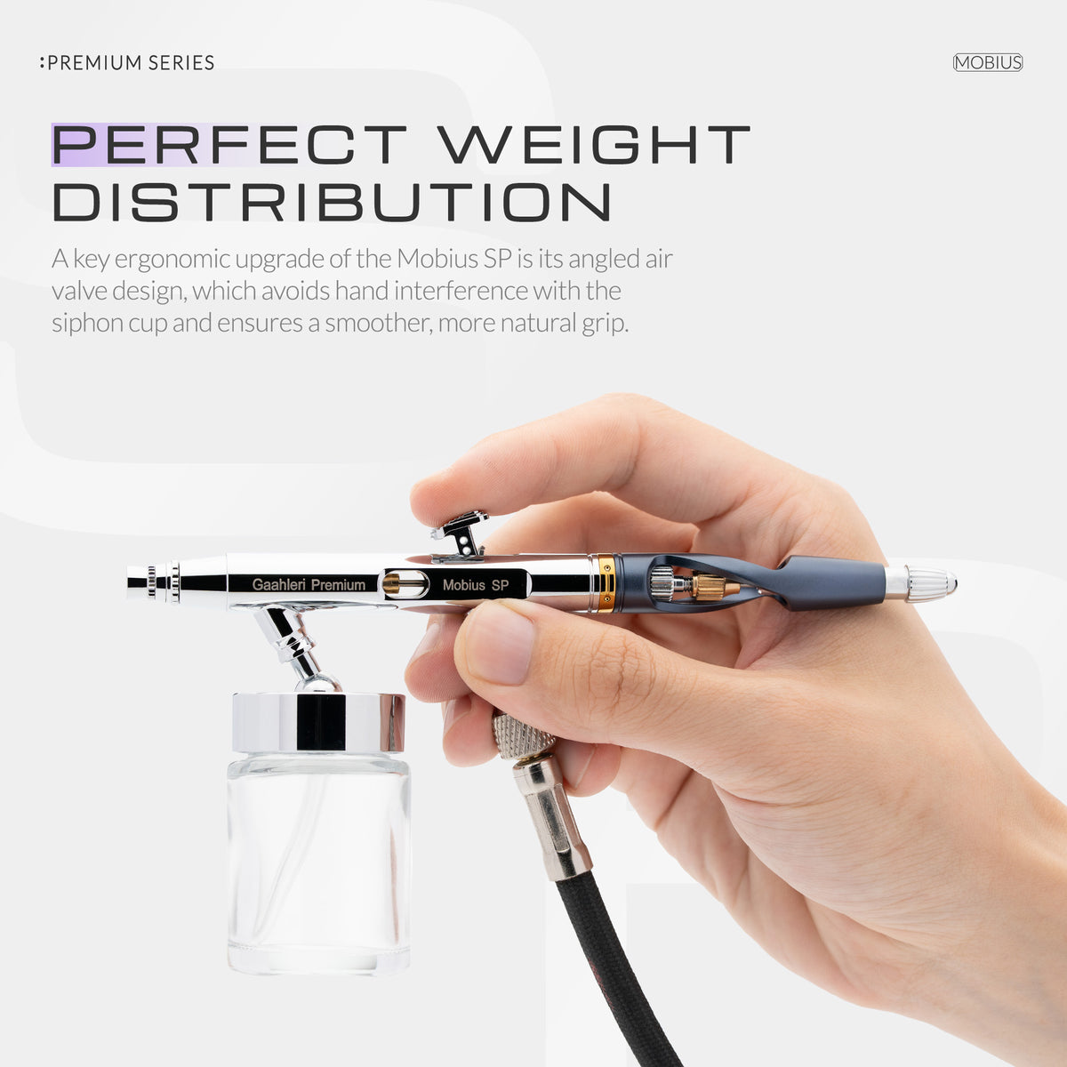Premium Series GHPM-Mobius SP 0.3 & 0.5mm Airbrush