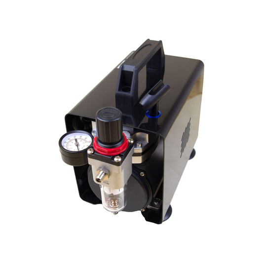 Fengda AS-18A Studio Series Airbrush Compressor with Metal Carrying Case