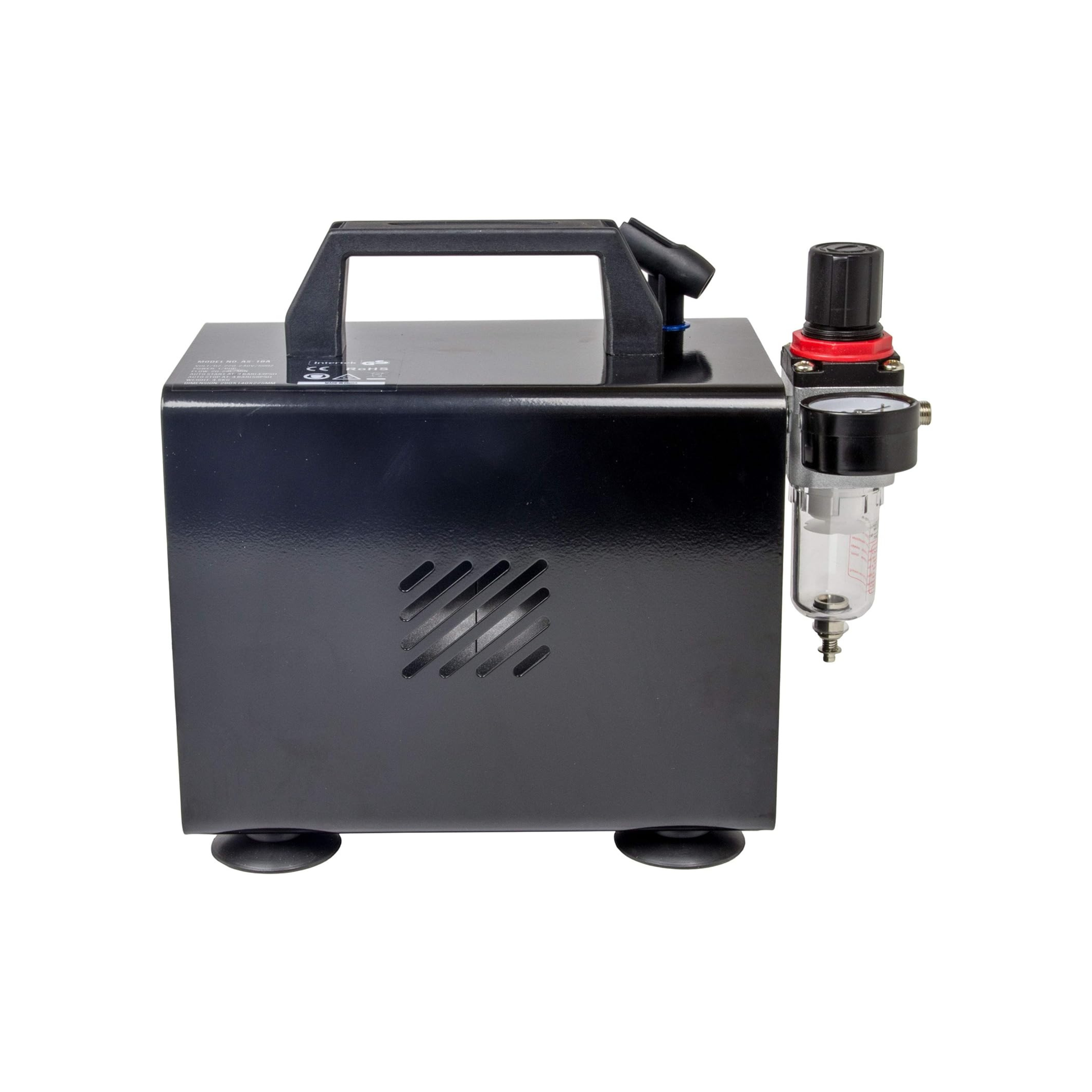 Fengda AS-18A Studio Series Airbrush Compressor with Metal Carrying Case