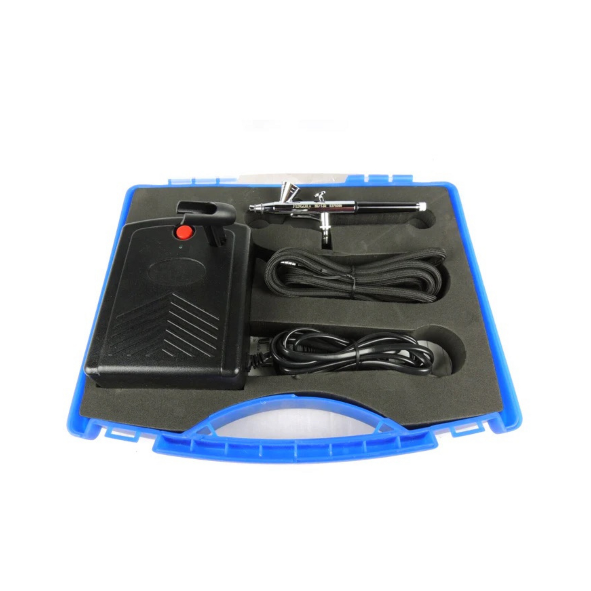 Fengda Nail-Art Airbrush Kit – BD-831 with Compressor & BD-135 0.2mm Double-Action Airbrush Pistol