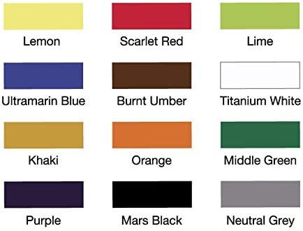 Timbertech Airbrush Acrylic Paint 12x30ml
