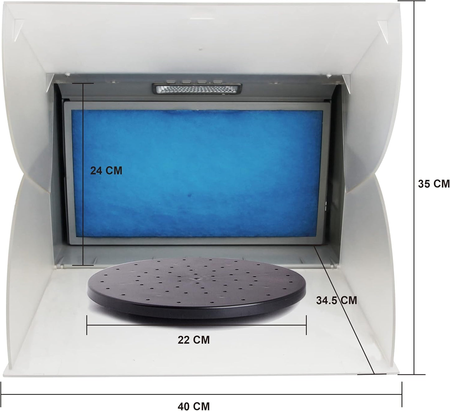 Fengda BD-512A Portable Airbrush Spray Booth with Exhaust Fan & LED Light
