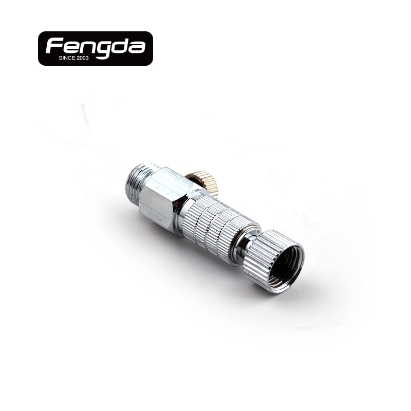 Airbrush Quick Coupler with Airflow Regulator Knob – 1/8" BSP | BD-120