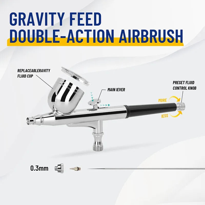 Detail Oriented Spray with 0.2 & 0.3 Nozzle/ Needles