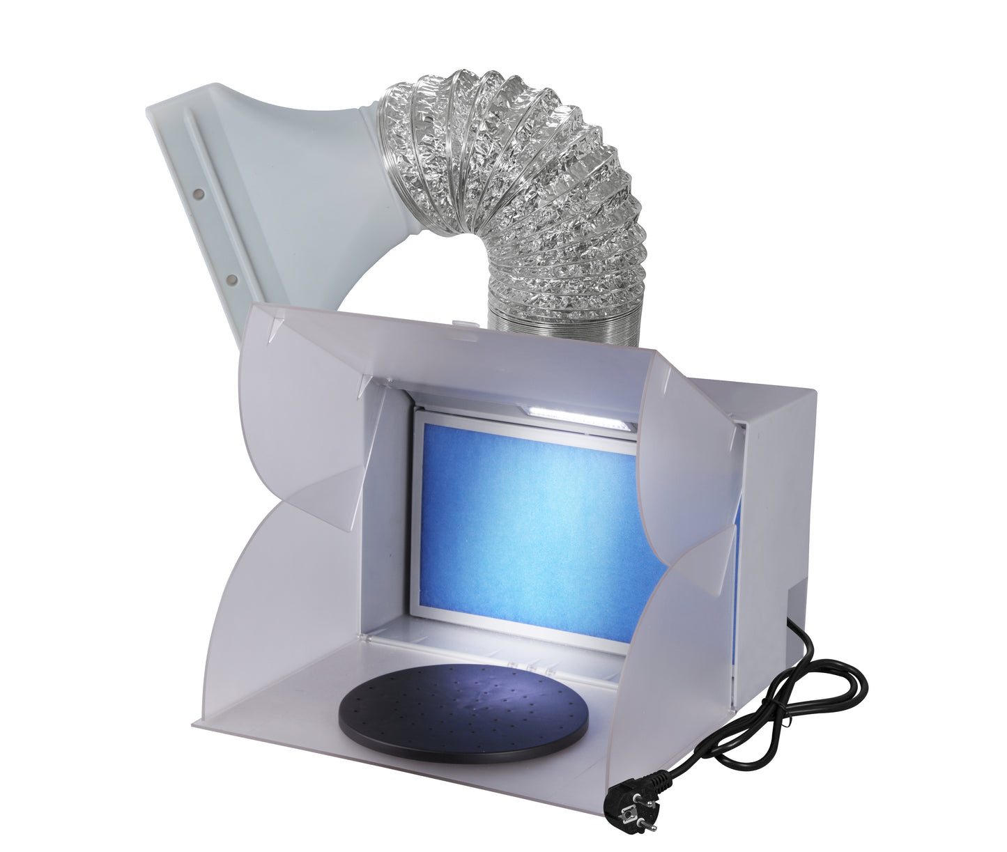 Fengda BD-512A Portable Airbrush Spray Booth with Exhaust Fan & LED Light